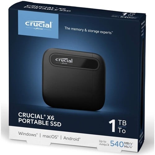 Crucial X6 external SSD supported by Hard Disk Sentinel